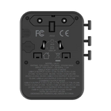 Momax 1-World² 45W 五插口雙AC 旅行充電插座 UA31