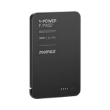 [CCC認證產品] Momax 1-Power F.Pass⁺ 3000mAh 磁吸帶線流動電源 IP160