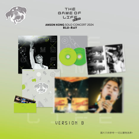 (預售 Pre-Order) Ver.B Anson Kong 江𤒹生 "The Game of Life" 個人演唱會 2024 (雙碟 Bluray)