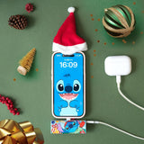 Disney 迪士尼史迪奇系列聖誕款快充口袋行動電源  (Lightning/Type-C)