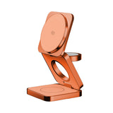 Momax 1-Charge Q.Port² 折疊 Qi2 25W 三合一無線充電座