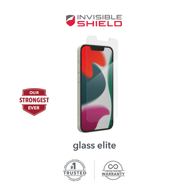 InvisibleShield Glass Elite iPhone 13 高清玻璃螢幕保護貼