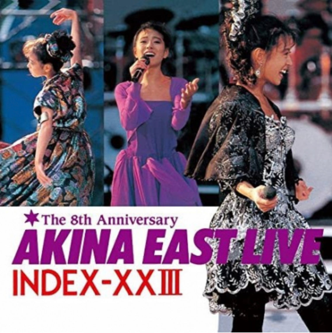 AKINA EAST LIVE INDEX XXIII 2CD-中森明菜 Akina NakaMori