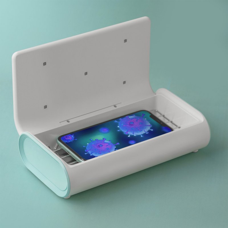 Q.Power UV-C Boxx 無線充電 360紫外光深層消毒盒
