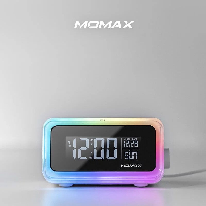 Momax QC2 無線充電鬧鐘連藍牙喇叭