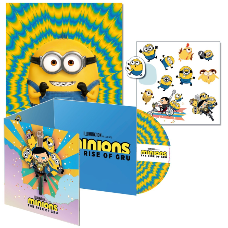 OST-Minions: The Rise Of Gru (CD Deluxe)-Various