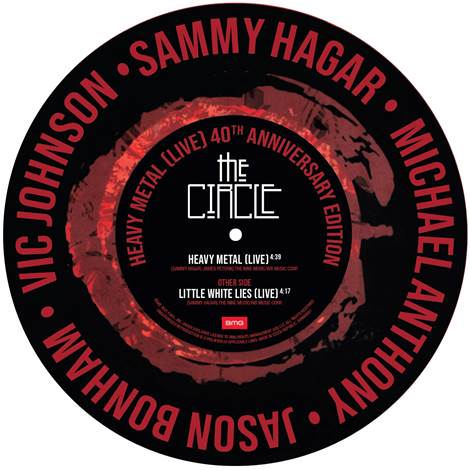 Heavy Metal / Little White Lies (Picture Vinyl)-Sammy Hagar & The Circle